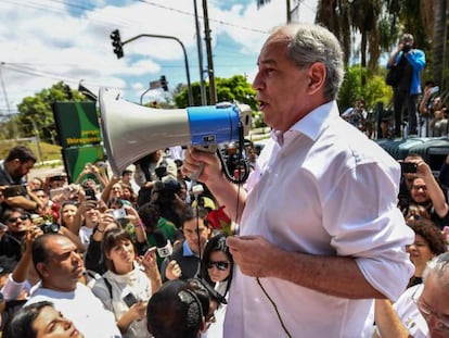 Ciro Gomes em evento de campanha no último dia 16.