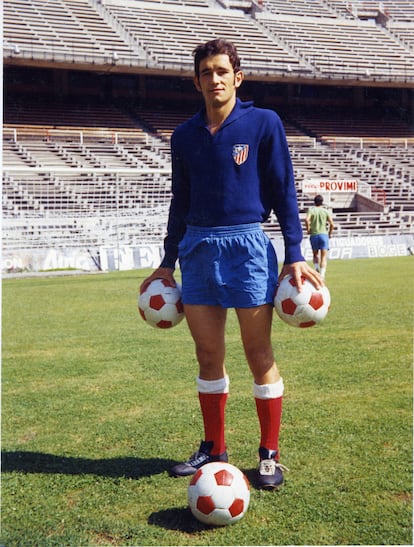 Jose Luis Mur, en sus tiempos con el Atlético de Madrid.