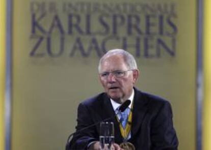 El ministro alemán de Finanzas, Wolfgang Schäuble. EFE/Archivo