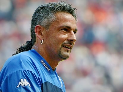 Budista e militante, Baggio encerrou a carreira pelo Brescia, em 2004.