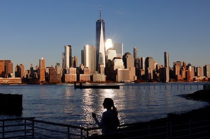 Vista de Manhattan, en la ciudad de Nueva York.