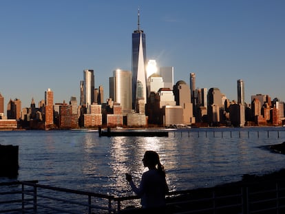 Vista de Manhattan, en la ciudad de Nueva York.