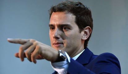 Ciudadanos leader Albert Rivera, in a file photo.