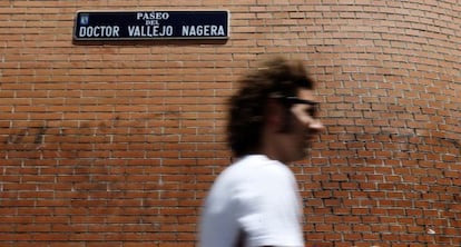 Franco’s lasting legacy: The Paseo del Doctor Vallejo-Nágera in Madrid’s Acacias district is named after a Francoist military psychiatric chief. Click on the photo for more information.