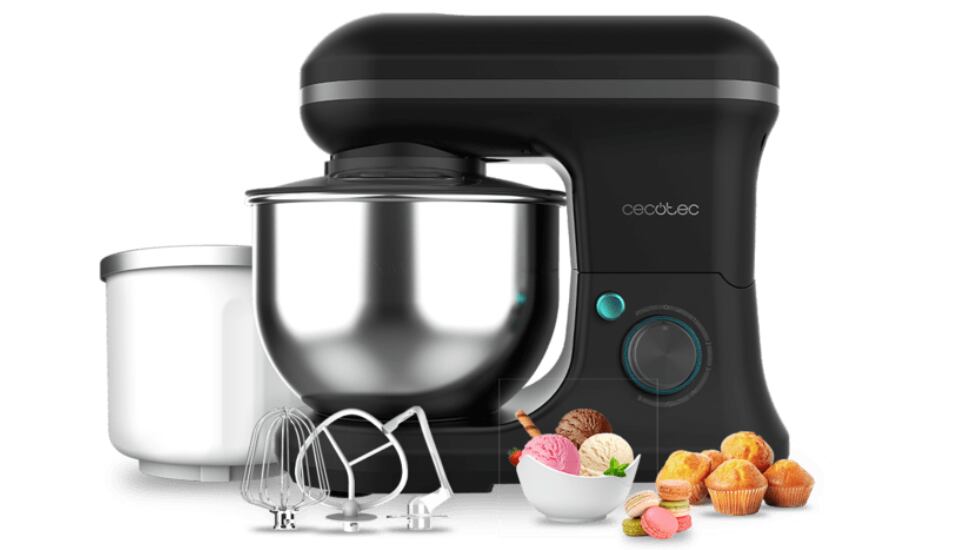 Batidora amasadora, de Cecotec, con cinco funciones.