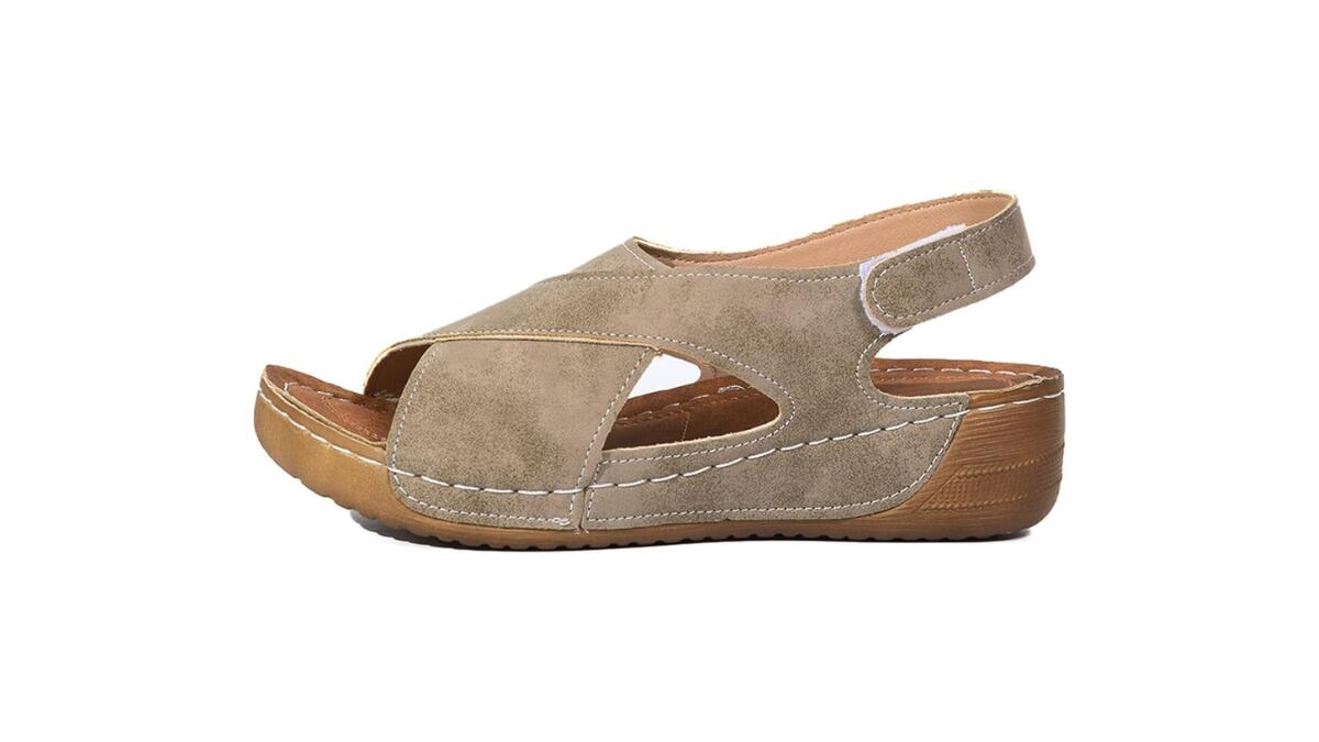 Comfortable and cool bunion sandals.