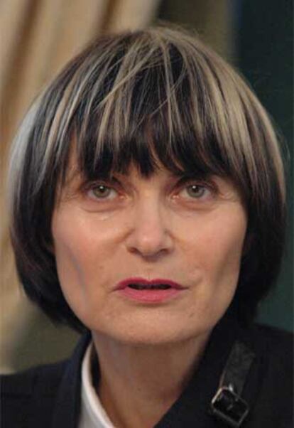 Micheline Calmy-Rey, ministra de Exteriores suiza.