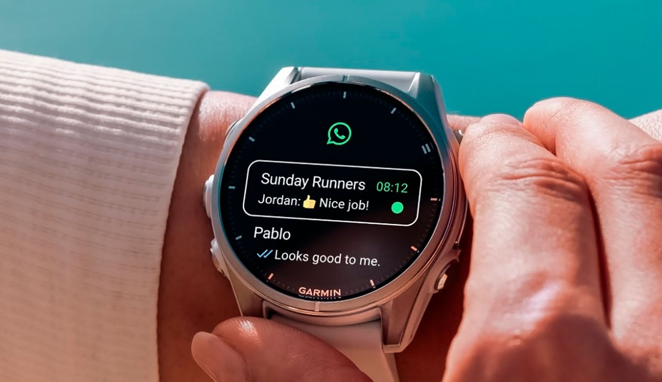 La app WhatsApp llega a los relojes Garmin para responder mensajes desde tu muñeca