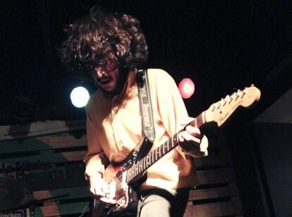 Andrés Magán, de Fantasmage, nun concerto en Vigo.
