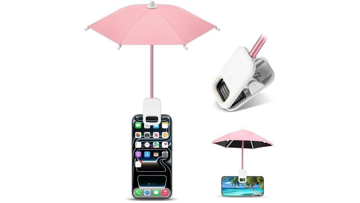 Parasol para teléfono.