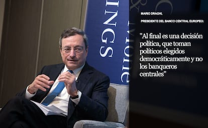 El director del Banco Central Europeo, Mario Draghi, reclamó el pasado lunes en la Eurocámara concesiones a los socios para evitar un impago de Grecia de efectos impredecibles. Draghi reiteró que las discrepancias ya no son económicas ni financieras, sino políticas. “La pelota está claramente en el tejado de Grecia”, dijo. Pero añadió: “Todos los actores involucrados tienen que hacer concesiones”. No solo Grecia.