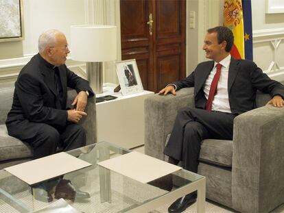 El nuncio del caldito se despide del presidente