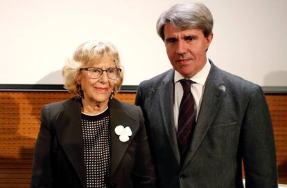 Manuela Carmena y Ángel Garrido. 