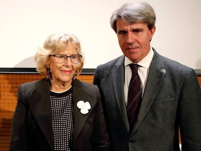 Manuela Carmena y Ángel Garrido. 