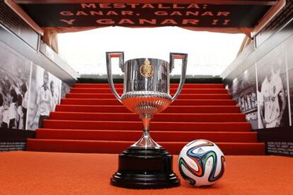 La Copa del Rey, en Mestalla. 