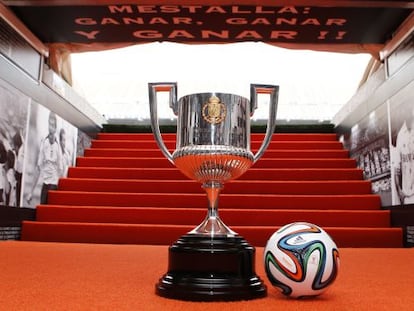 La Copa del Rey, en Mestalla. 