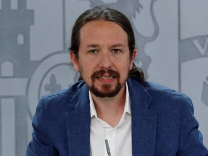 El vicepresidente segundo del Gobierno, Pablo Iglesias.