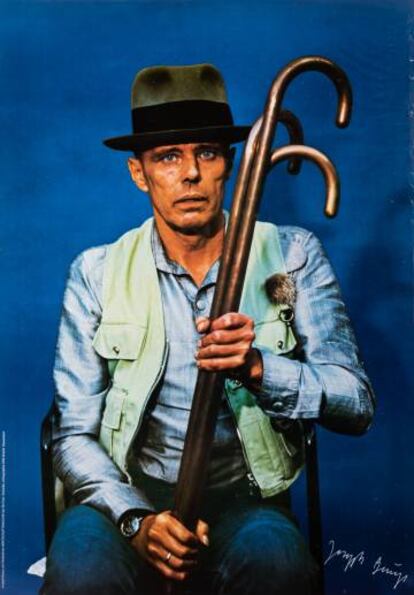 Retrat de Joseph Beuys el 1976.