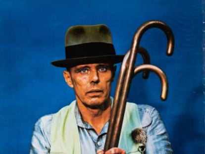 Retrat de Joseph Beuys el 1976.