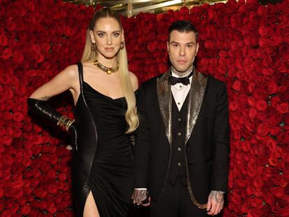 Chiara Ferragni y Fedez, en la gala del Met celebrada en Nueva York en mayo de 2022.