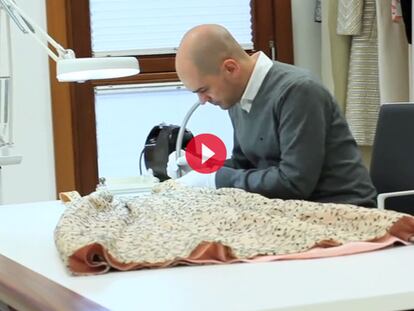 Alta tecnología para conservar un vestido de Balenciaga