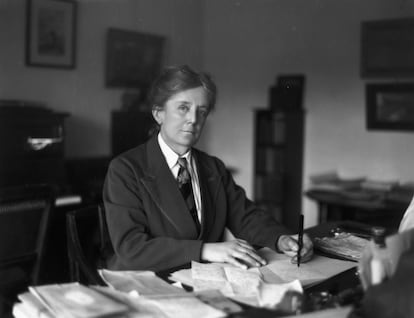 La compositora y sufragista Ethel Smyth en 1925.