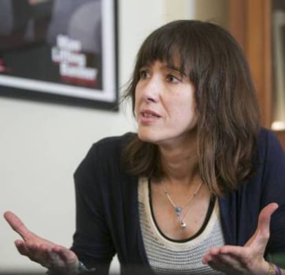 Núria Parlon en una entrevista.