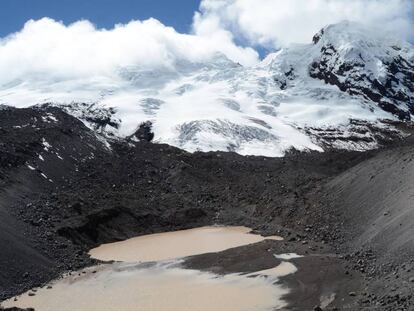 Pérdida de hielo del volcán Antisana, en Ecuador. 