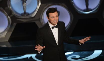 Seth MacFarlane durante la ceremonia de los Oscar.