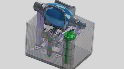 El prototip de respirador. 