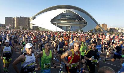 Corredores de la pasada edici&oacute;n del Marat&oacute;n Trinidad Alfonso de Valencia.