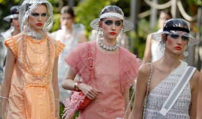 Desfile de Chanel, en París.