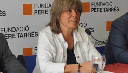 N&uacute;ria Mar&iacute;n, alcaldessa de l&#039;Hospitalet de Llobregat.