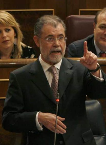 Mariano Fernández Bermejo, en el Congreso.