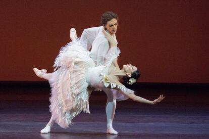 Tamara Rojo y Sergei Polunin, en un momento de su actuaci&oacute;n. 