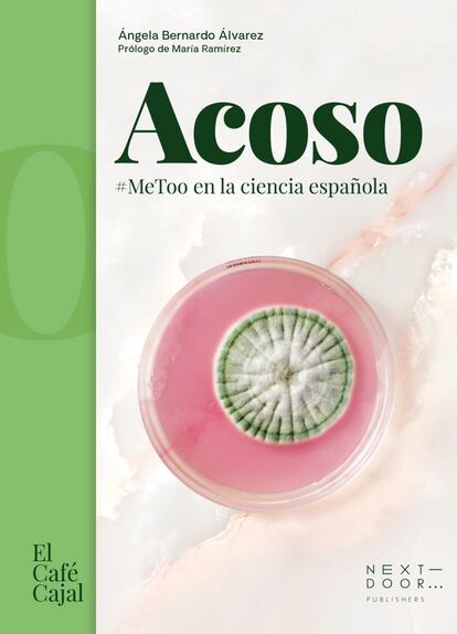 portada 'Acoso#MeToo en la ciencia española', ANGELA BERNARDO PÉREZ. EDITORIAL NEXT DOOR.