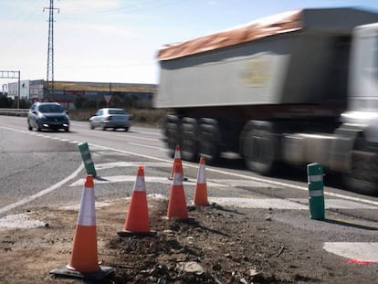 Restes d'un accident de trànsit, en una imatge d'arxiu.