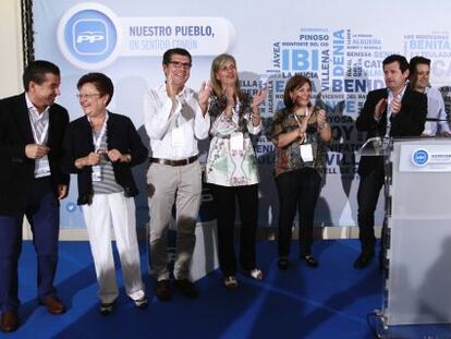 Un acto durante la cumbre de los populares alicantinos, este jueves.