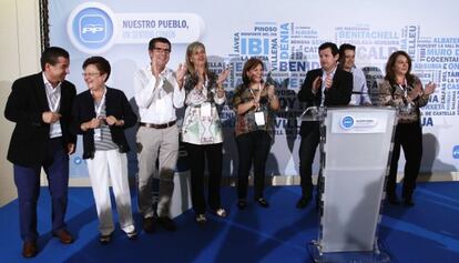 Un acto durante la cumbre de los populares alicantinos, este jueves.