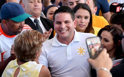 El candidato presidencial costarricense Fabricio Alvarado. 