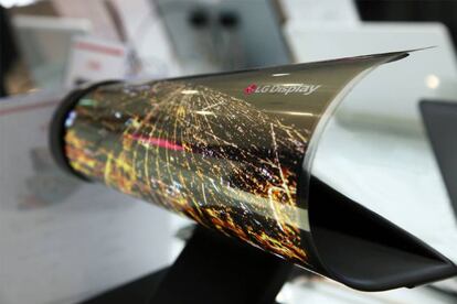 Pantalla OLED flexible de LG