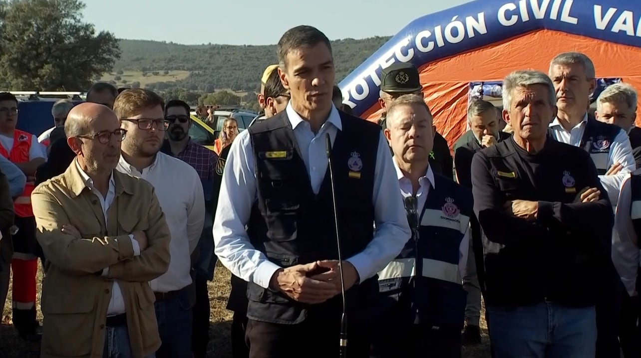 Pedro Sánchez promete llegar “hasta el final” para esclarecer el accidente de tren: “No es asumible para España sufrir dos el mismo año”