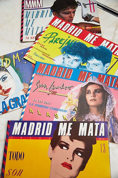 ‘Madrid me mata’, fanzine enseña de la movida que Mariné creó en 1984.