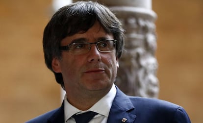 Carles Puigdemont, presidente de la Generalitat.