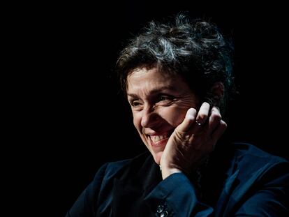 Frances McDormand, en una clase magistral en el festival Lumière de Lyon, en octubre de 2019.