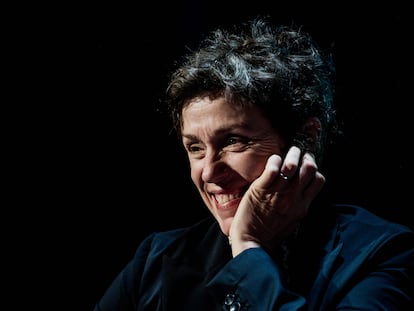 Frances McDormand, en una clase magistral en el festival Lumière de Lyon, en octubre de 2019.