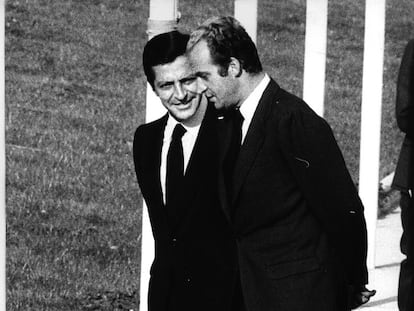 Juan Carlos I y Adolfo Suárez, en 1976.