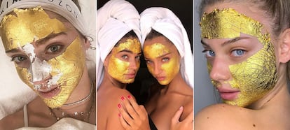 Los ángeles de Victoria's Secret o modelos como Chiara Ferragni son incondicionales de la mascarilla de oro de Mimi Luzom.