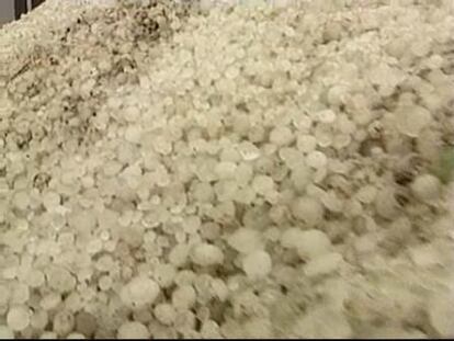 Granizos del tamaño de pelotas de golf en La Rioja