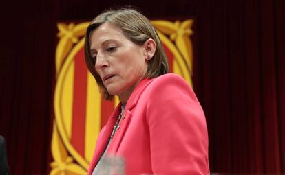 La presidenta del Parlament de Catalunya, Carme Forcadell.